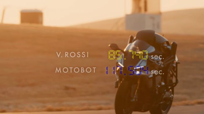 Rossi lebih cepat dari Motobot