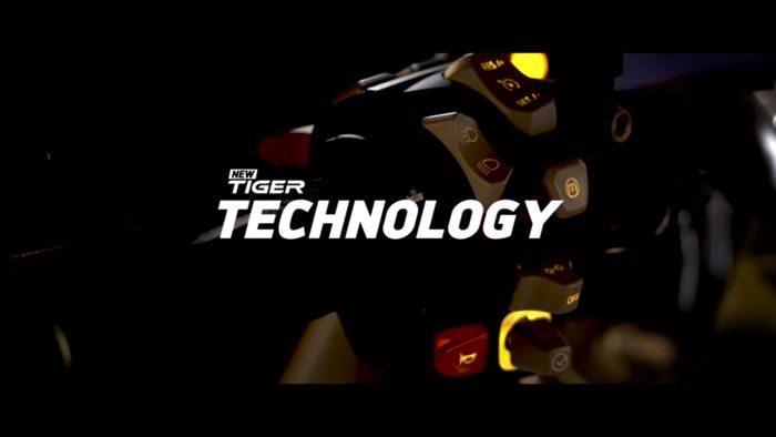 Konsol pada handlebar New Tiger