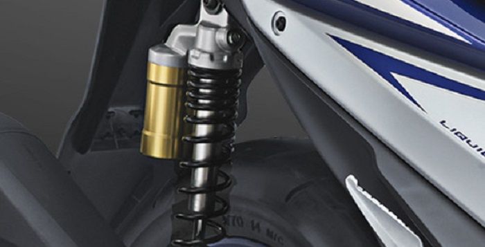 Aerox 155 R-Version dibekali shock breaker tabung