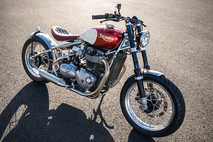 Triumph Bonneville Bobber kustom bobber dari FCR Original, dilansir oleh www.pipeburn.com