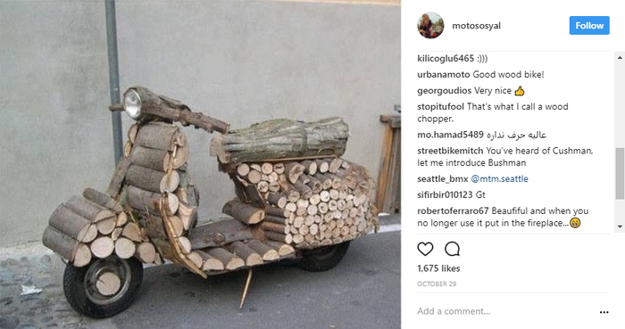 komentar dari akun instagram.com/@motososyal