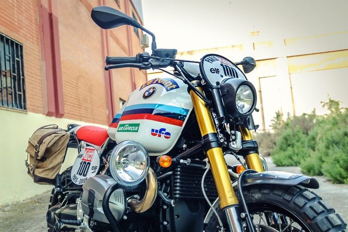 BMW R NineT Modifikasi ala motor balap Reli Paris-Dakar era lawas oleh XTR Pepo, dilansir oleh www.silodrome.com