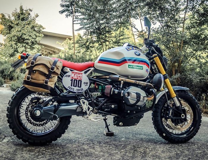 BMW R NineT Modifikasi ala motor balap Reli Paris-Dakar era lawas oleh XTR Pepo, dilansir oleh www.silodrome.com