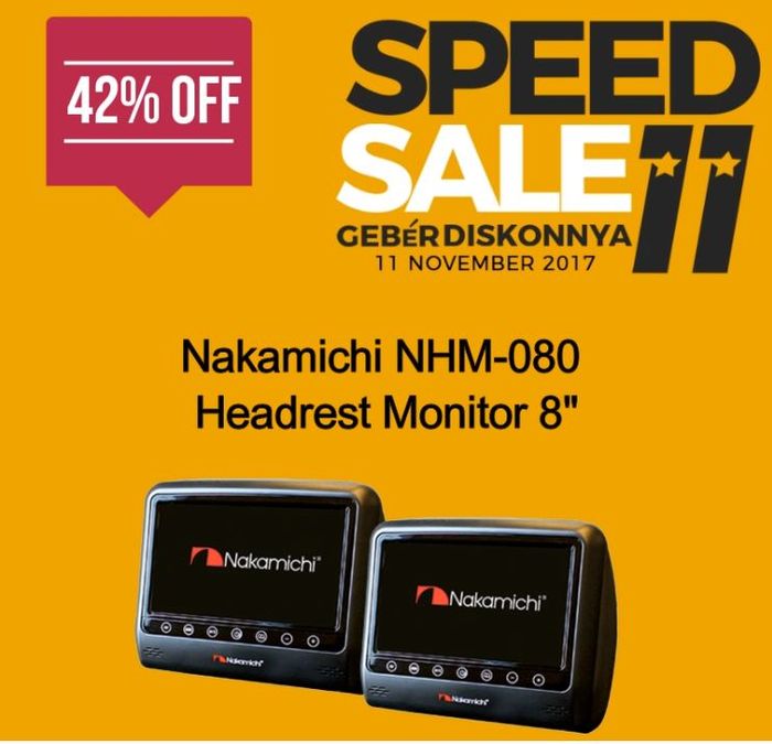 Speed Sale 11 Nakamichi Head Rest Monitor