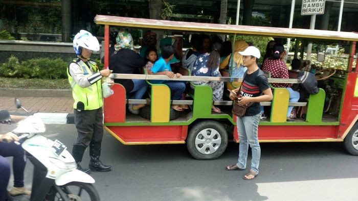 Odong-odong kena tilang