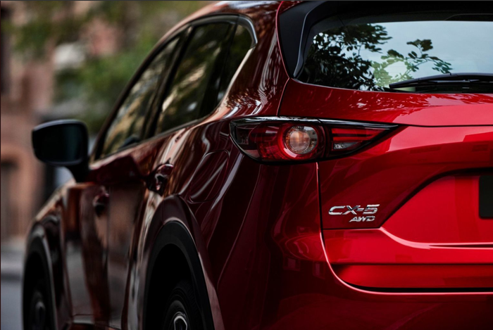 Tampilan belakang New Mazda CX-5