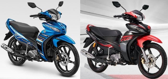 Jupiter Z1 versi Indonesia (kiri) dan versi Vietnam (kanan).