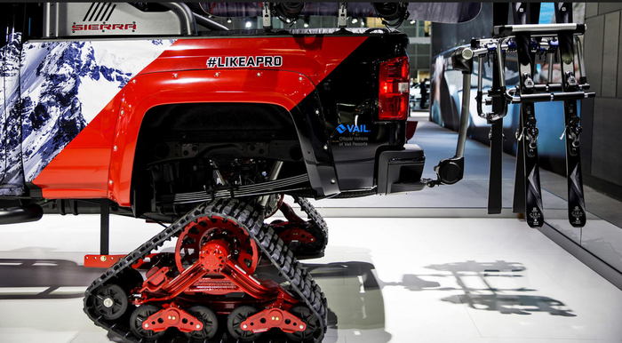 Bentuk ban dari GMC SIerra 