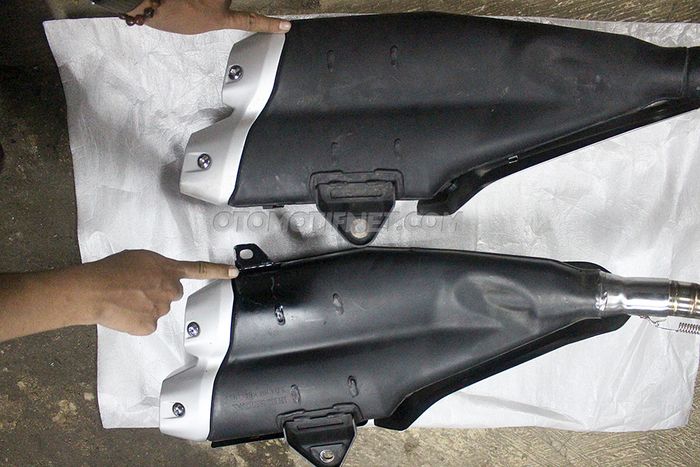 Pasang Knalpot Dual Silincer Yamaha XMAX . gbr 2