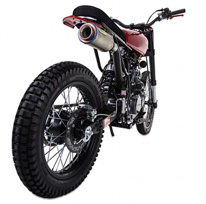 Honda NX350 Sahara custom tracker-scrambler dari Lucca Customs dan Wolf Motorcycles, dilansir oleh Bikebound.com