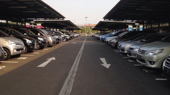 Ilustrasi parkir inap di bandara Soekarno-Hatta