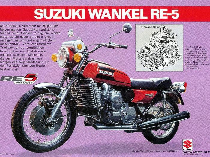 Suzuki RE5 jadi motor Suzuki yang paling unik hingga sekarang