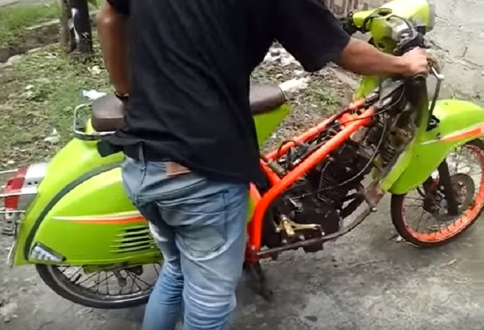 Vespa Mesin Suzuki Satria FU