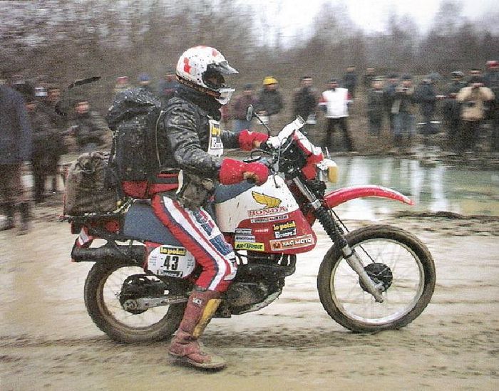 Honda XR500R di balapan Paris Dakar tahun 1983