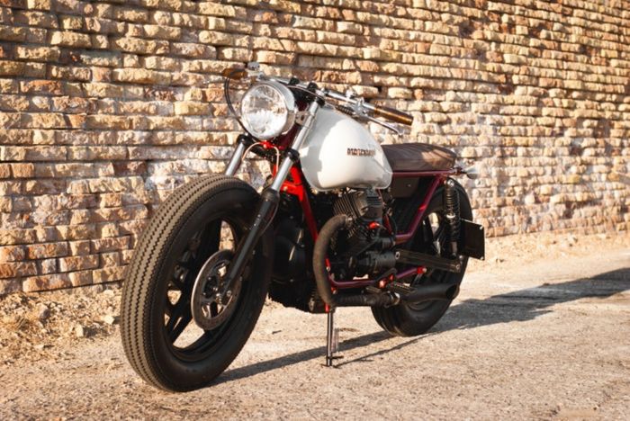 Moto Guzzi V65 1984 custom cafe racer dari Bombay Street Garage, dilansir oleh Rustandglory.com