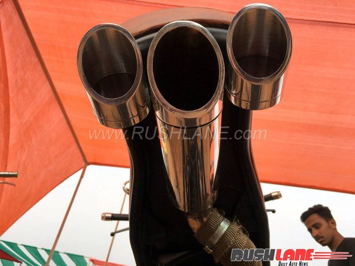 Royal Enfield Bullet 350 custom scrambler dari Maratha Motorcycles, dilansir oleh Rushlane.com