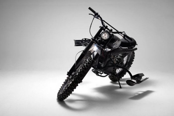 Husqvarna MC256 custom tracker dari LOON, dilansir oleh Bikebrewers.com