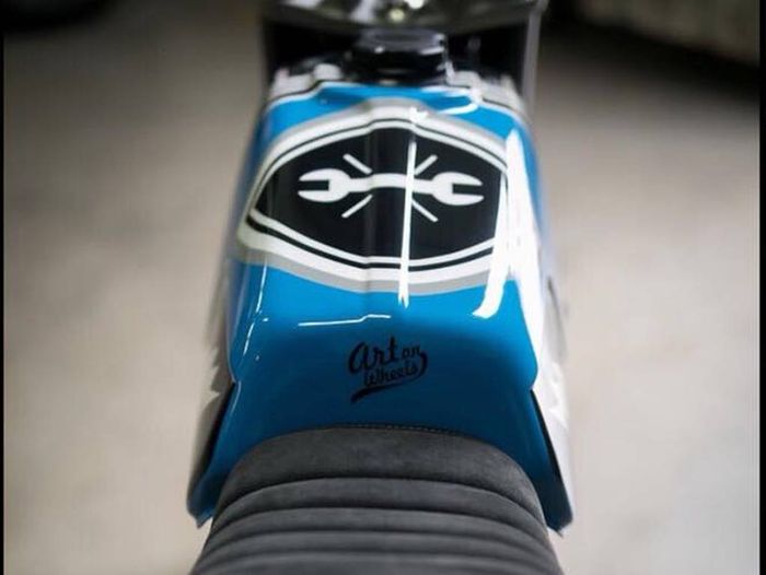 KTM Duke 125 custom tracker dari Art on Wheels, dilansir oleh Bikebrewers.com