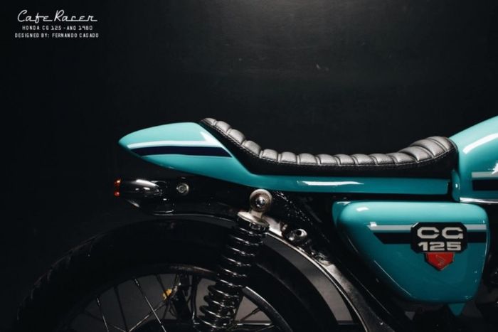 Honda CG125 custom cafe racer milik Fernando Casado