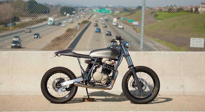 Honda XR600R custom street tracker milik Daniel Lucero