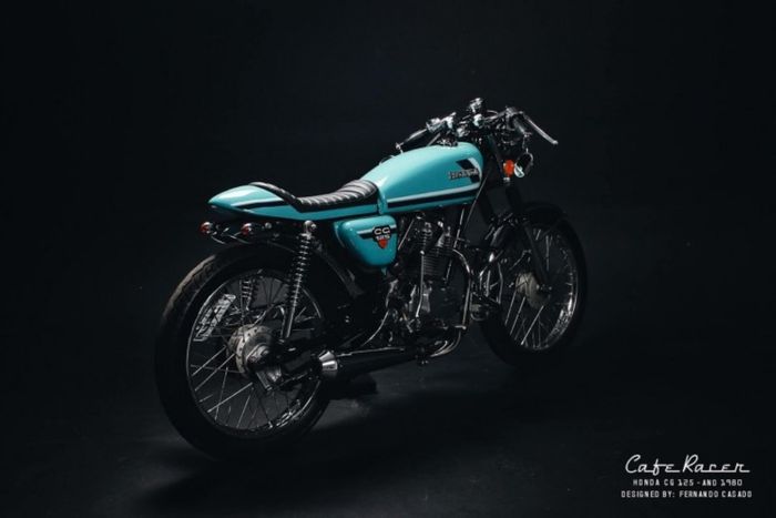 Honda CG125 custom cafe racer milik Fernando Casado