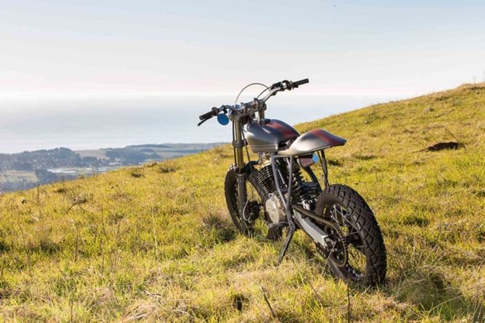 Honda XR600R custom street tracker milik Daniel Lucero