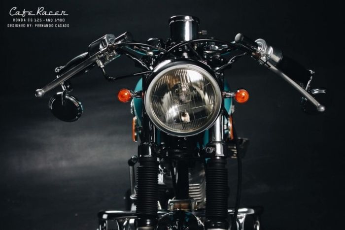 Honda CG125 custom cafe racer milik Fernando Casado
