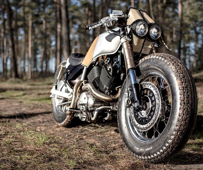 Yamaha Virago XV535 custom cafe racer dari Old Empire Motorcycles