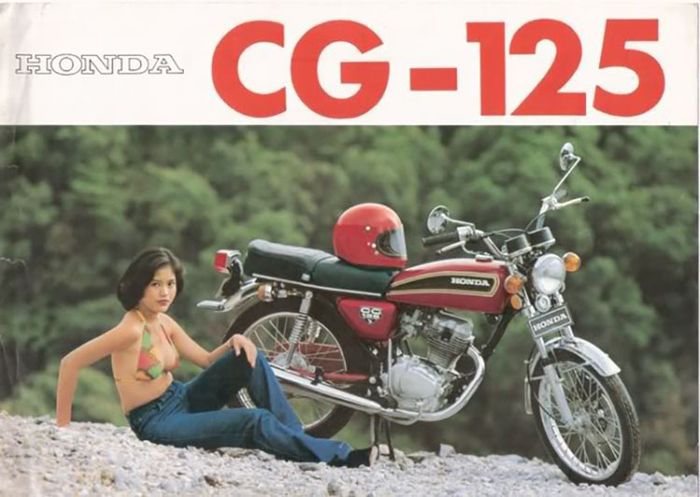 Brosur lawas Honda CG125, jangan salah fokus ya!