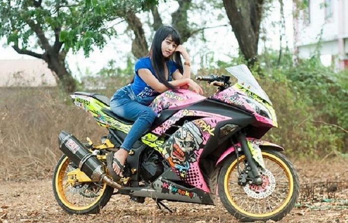 Ilustrasi motor modifikasi.