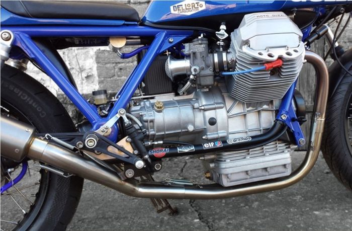 Moto Guzzi Mille GT custom endurance racer dari Rocket Custom Garage