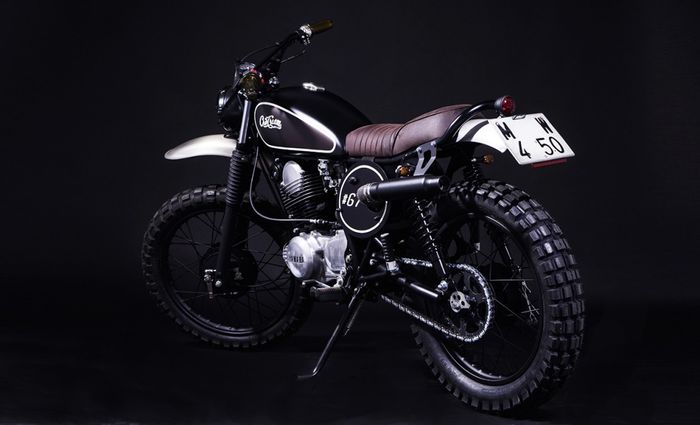 Yamaha SR250 custom scrambler dari Cafe Racer Dreams