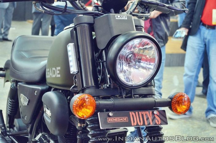 Tampilan fascia Renegade Duty S di Auto Expo 2018