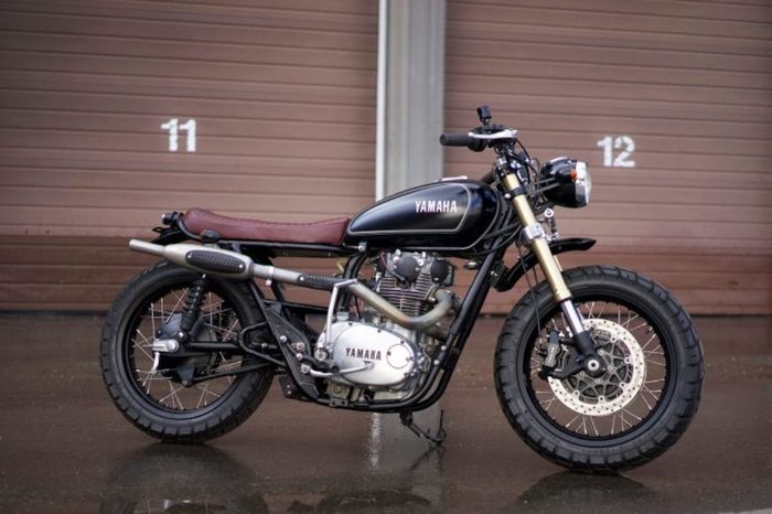 Yamaha XS650 custom scrambler dari Vintage Steele