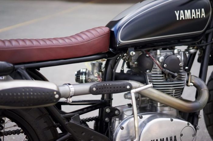 Yamaha XS650 custom scrambler dari Vintage Steele