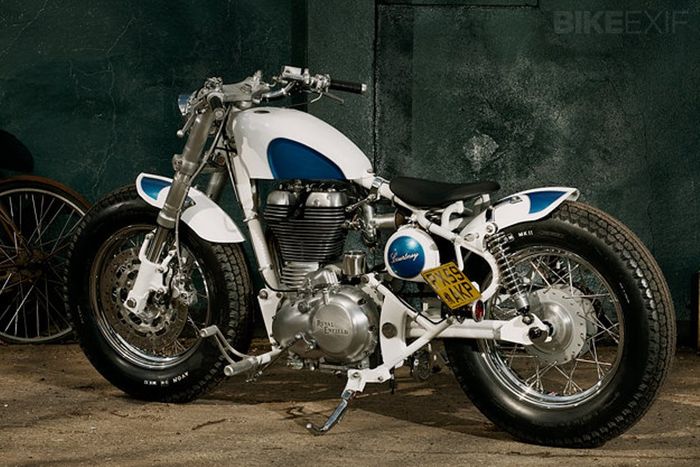 Royal Enfield Bullet Electra custom bobber dari Old Empire Motorcycles