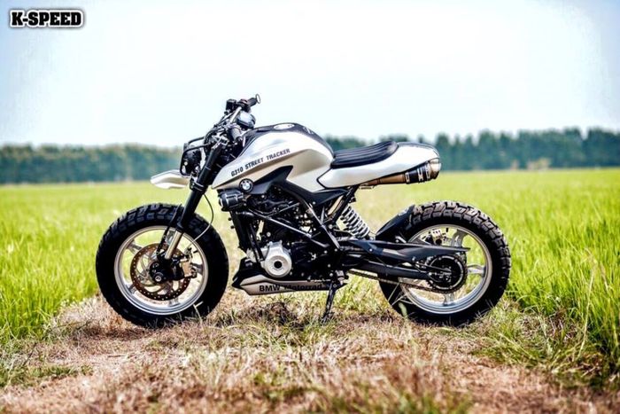 BMW G310 custom street tracker dari K-Speed