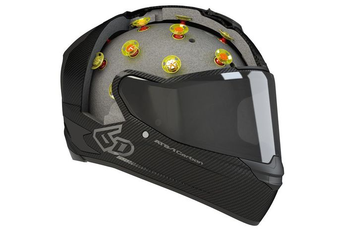 Bagian dalam Helm 6D ATS-1
