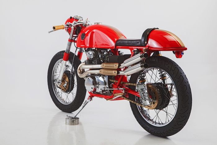 Honda CL350 custom cafe racer dari JMS Custom