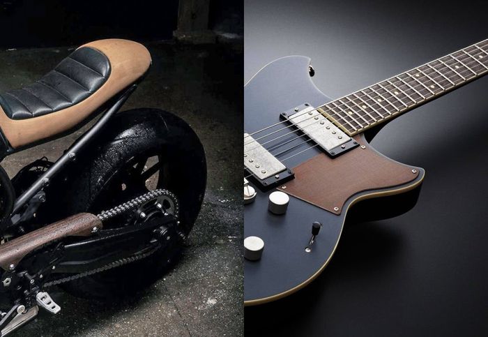 Yamaha XSR700 besutan George Woodman Garage dan gitar Yamaha  Revstar