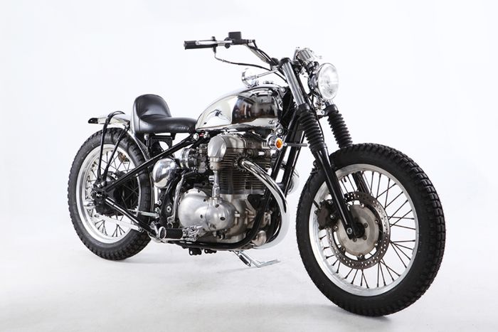 Kawasaki W650 custom dari Motor Rock