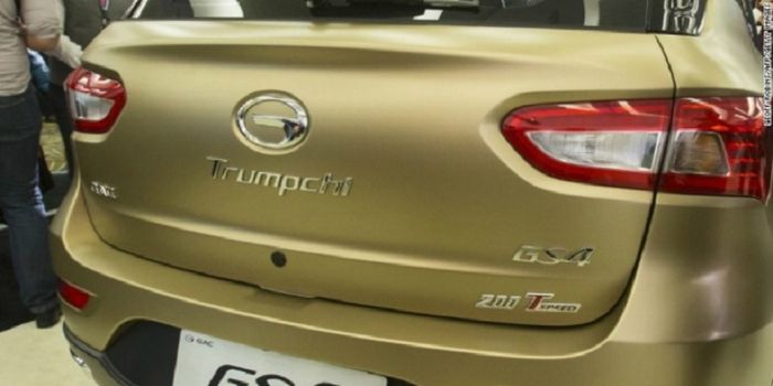 Merek Trumpchi harus ganti nama jika ingin dipasarkan di Amerika Serikat