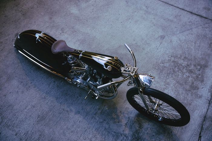 BSA 500 1949 custom dari Hazan Motorworks (Max Hazan)