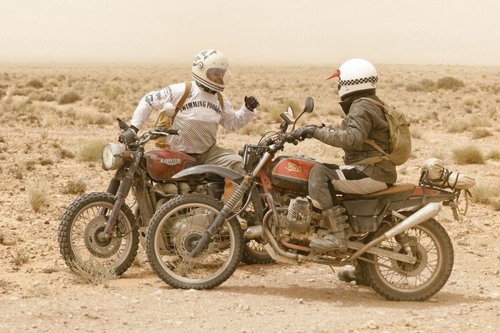 Moto Guzzi V65 TT custom desert racer dari Fuel Motorcyles di ajang Scram Africa