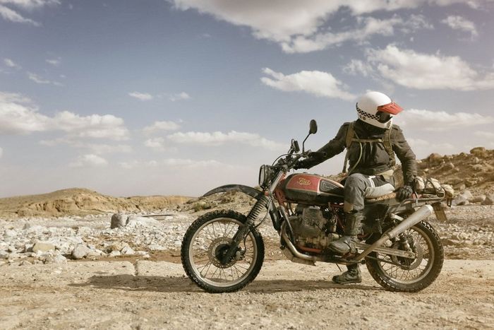 Moto Guzzi V65 TT custom desert racer dari Fuel Motorcyles di ajang Scram Africa