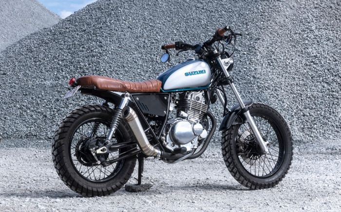 Suzuki GN250 scrambler dari Purpose Built Moto