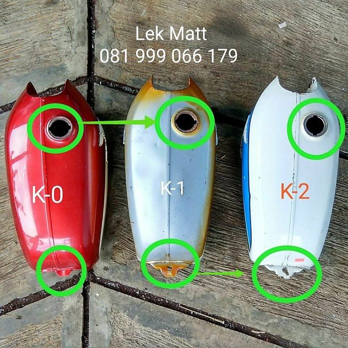 Tangki Honda CB 100 Tahun Tua