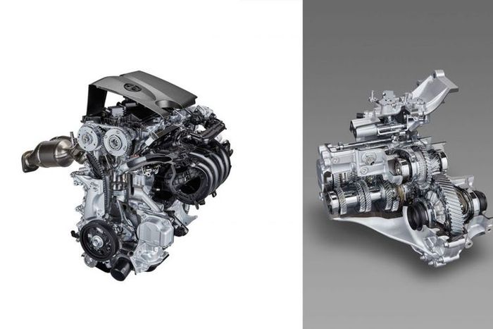 Mesin Bensin 2.0L (kiri) dan Transmisi Manual 6-Percepatan (Kanan) Terbaru Toyota