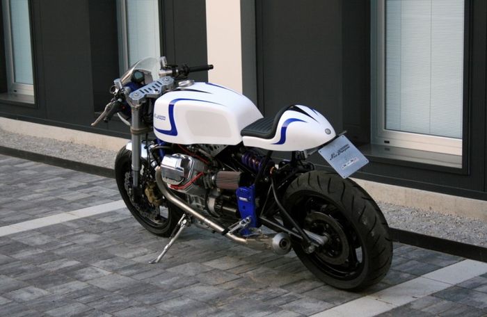Moto Guzzi V11 custom cafe racer milik Nico Dagroni