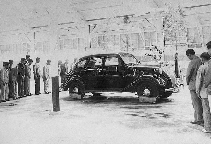 Mobil Toyota A1 saat peluncurannya